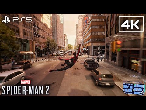 Spider-Man 2 PS5 Graphics Detailed, Ray Tracing on in All Modes