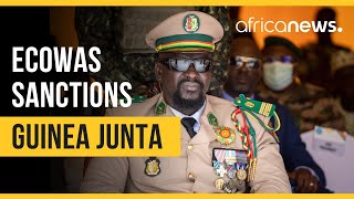 West African leaders (ECOWAS) sanctions Guinea junta | Africanews