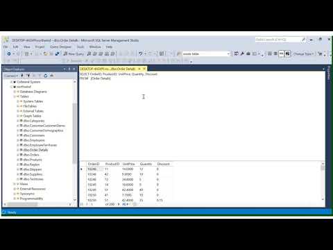 ვიდეო: როგორ შევცვალო მონაცემთა ცხრილი SQL Server Management Studio-ში?