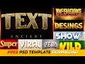 3d text photoshop psd download free