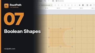 Information RoutPath Tutorial 07: Boolean Shapes: Join, Subtract, Intersect Update