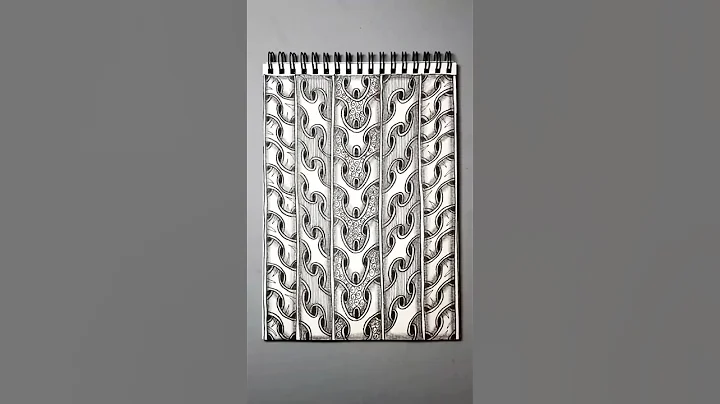 Zentangle Doodle Tutorial ✍️ Satisfying Art Drawing #shorts #drawing #zentangle #doodle #inspiration