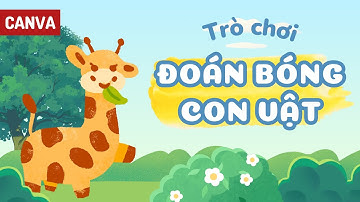 Cách làm trò chơi Đoán bóng con vật trên Canva cho trẻ mầm non | DebyQuynh