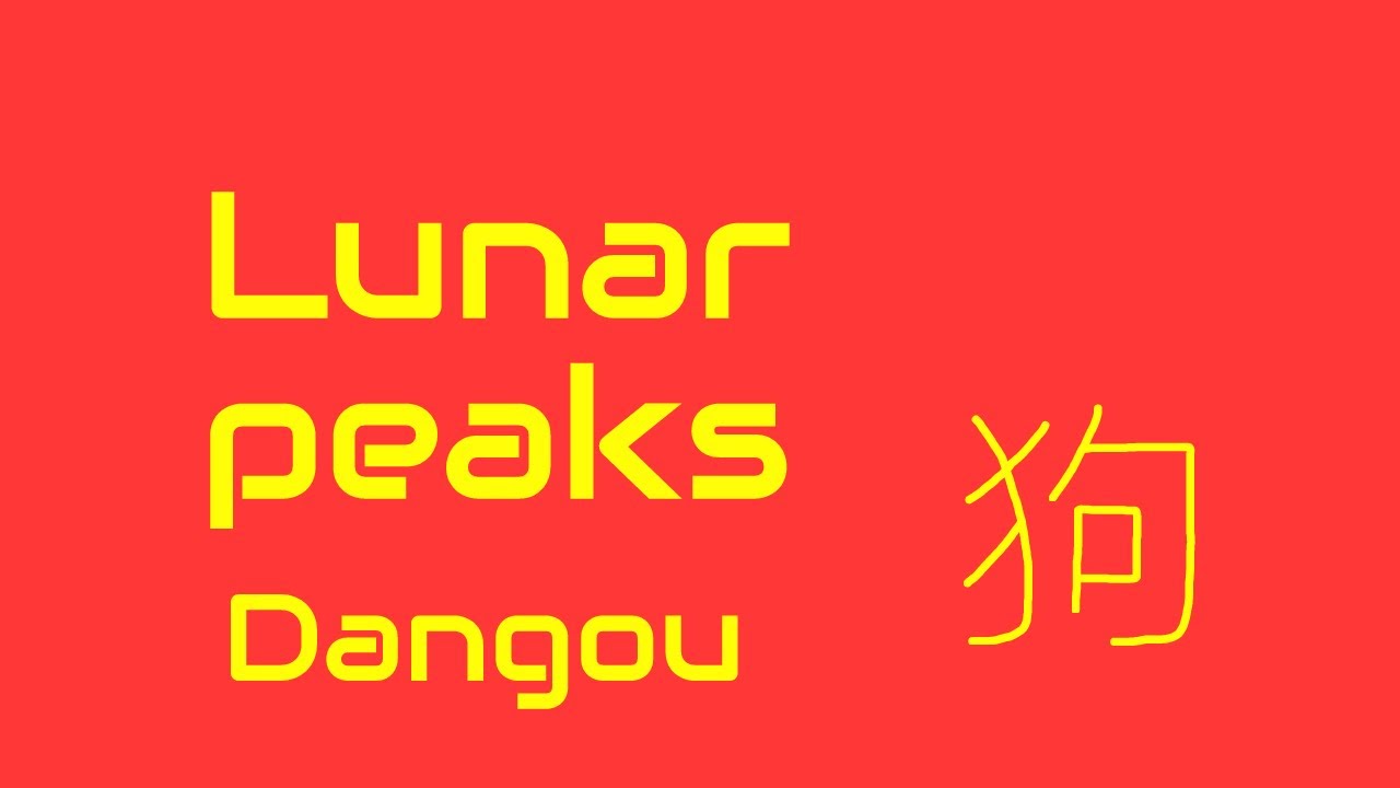 Lunar peaks: Dangou (sound by MySinigningMashups)