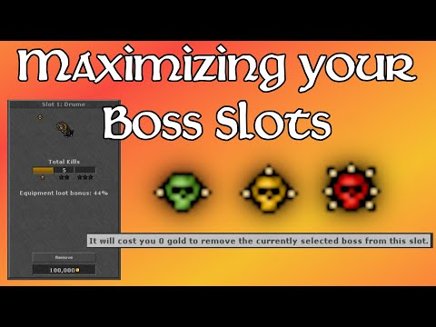 Bosstiary - Maximizing Boss Slots