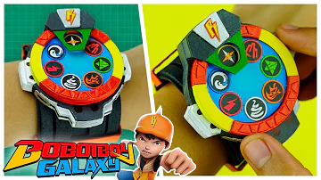 How To Make BOBOIBOY Galaxy Elemental Power Watch +Free Template | Easy DIY Creation