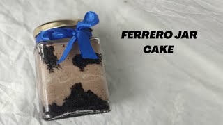 ferrero nutella jar cake/jar cake malayalam/ferrero jar cake recipe malayalam/jar cake/thanoos world