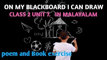 KV | CLASS 2 | UNIT 7 | ON MY BLACKBOARD I CAN DRAW | POEM| QUESTION AND ANSWER |CBSE NCERT MARIGOLD