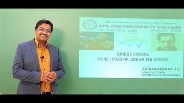 BRIDGE COURSE DAY-14/MATHEMATICS( LINEAR EQUATIONS) BY JSS SIR