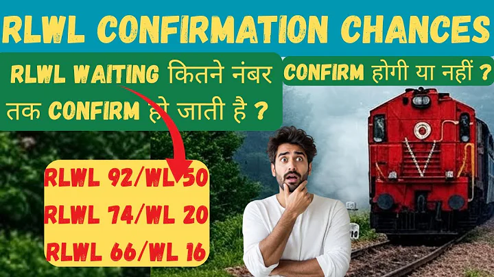 RLWL Waiting Confirmation Chances कब होती है,कितने नंबर तक Confirm होती है?