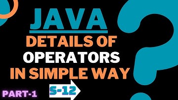 What are Operators? | Operators Explained | Understanding Java Operators