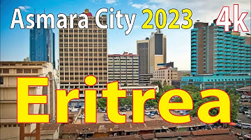 Asmara City , Eritrea 4K By Drone 2023