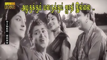 அழகுக்கும் மலருக்கும் ஜாதி இல்லை HD | கல்யாண் குமார், தேவிகா இனிமையான காதல் பாடல் .