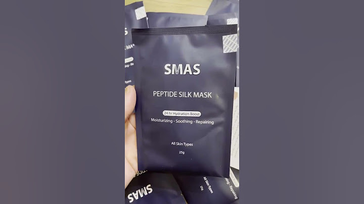 Smas peptide silk mask giá bao nhiêu năm 2024