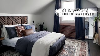 DIY SMALL BEDROOM MAKEOVER | FIRST ROOM MAKEOVER IN THE NEW HOUSE! 💕