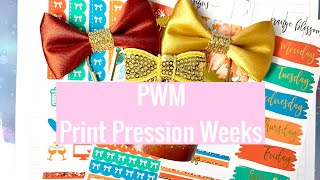 Plan with me Print Pression Weeks || Ft. Nicole Alexia Designs