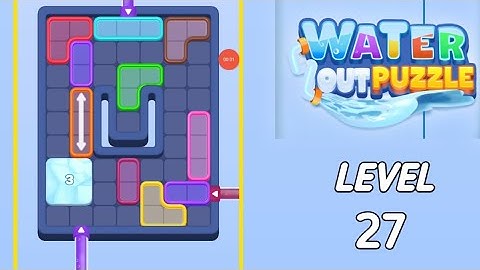 Water Out Puzzle Level 27 walkthrough solution 