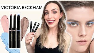 VICTORIA BECKHAM BEAUTY EYEWEAR 💙 NEW SPRING SHADES! Ballet, Cornflower, Shroom | Swatches & Review