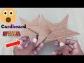 How to make cardboard star easy and simple