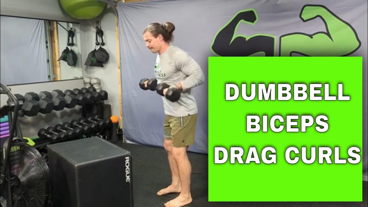 Dumbbell Drag Curl Exercise How To Perform YouTube