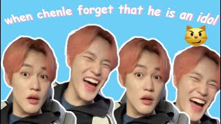 apparently chenle forgot he&#39;s an idol