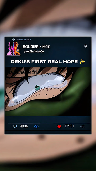 The Moment Deku Met His Hero 🦸‍♂️✨ #deku #allmight #shorts