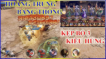 Test sức mạnh bộ đôi thục Hoàng Trung & Bàng Thống đi với bộ 3 kiêu hùng | Garena Cái Thế Tranh Hùng