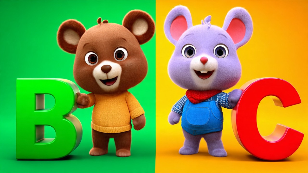 🌙 Dreamy ABC Alphabet Song | Soft Music Learning for Kids 🦄