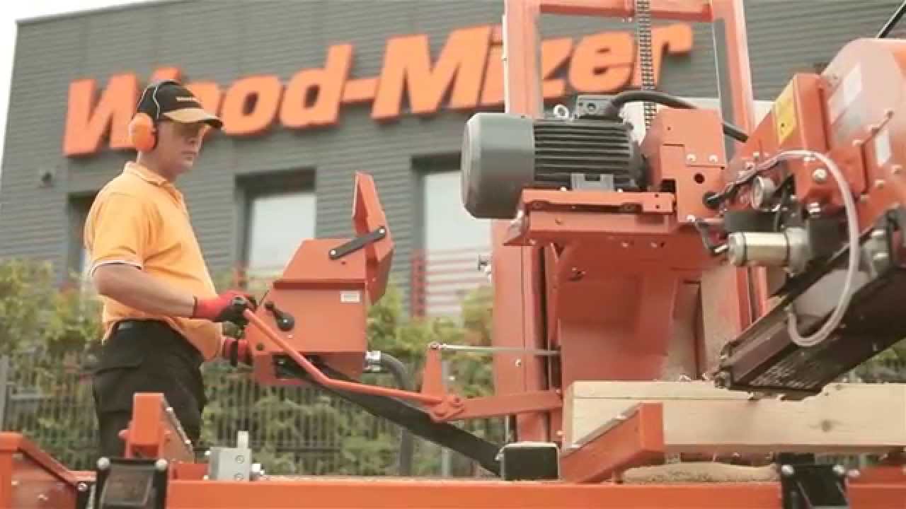Scierie Wood-Mizer LT40 - YouTube