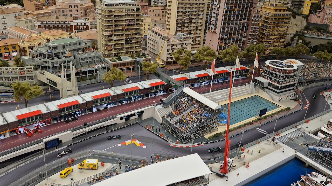 F1 GP of Monaco in microscale 1:87 Fascinating Formular One // Miniatur Wunderland