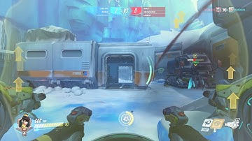 DVA with the clutchest ult in new 3v3 mode