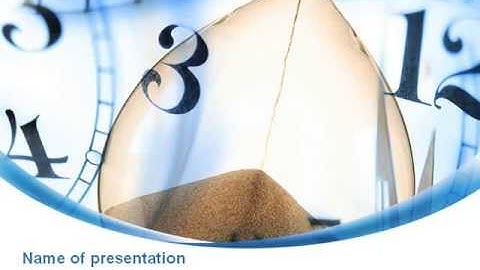 Sandglass PowerPoint Template by PoweredTemplate.com