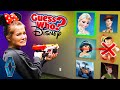 Don't Shoot The WRONG Disney Character! NERF Guess Who Challenge!