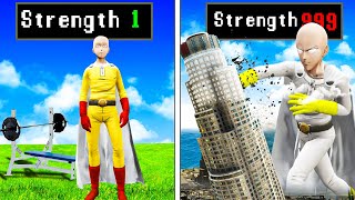 Upgrading One Punch Man to the STRONGEST EVER in GTA 5 RP