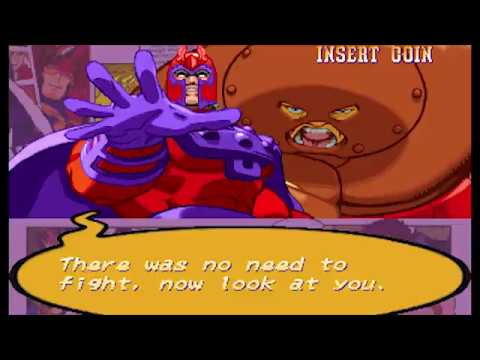 X-Men vs Street Fighter ( Arcade ) - Magneto / Juggernaut Playthrough ( May 19, 2019 )