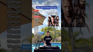 How Fast and Furious are you? (Movie Song Challenge) (Fast X, Tokyo Drift, Fast 5, Fast 9 \u0026 more)