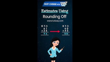 Estimating Adding and Subtracting Problems | Estimate Sum Rounding off to Nearest 10 | Math #shorts