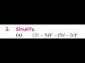 Simplify: (2c-5d)^2-(5d-2c)^2 #maths #gre #sat #milan