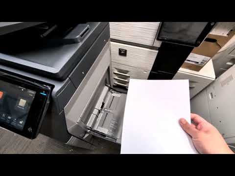 Sharp BP or MX series using bypass tray to print labels