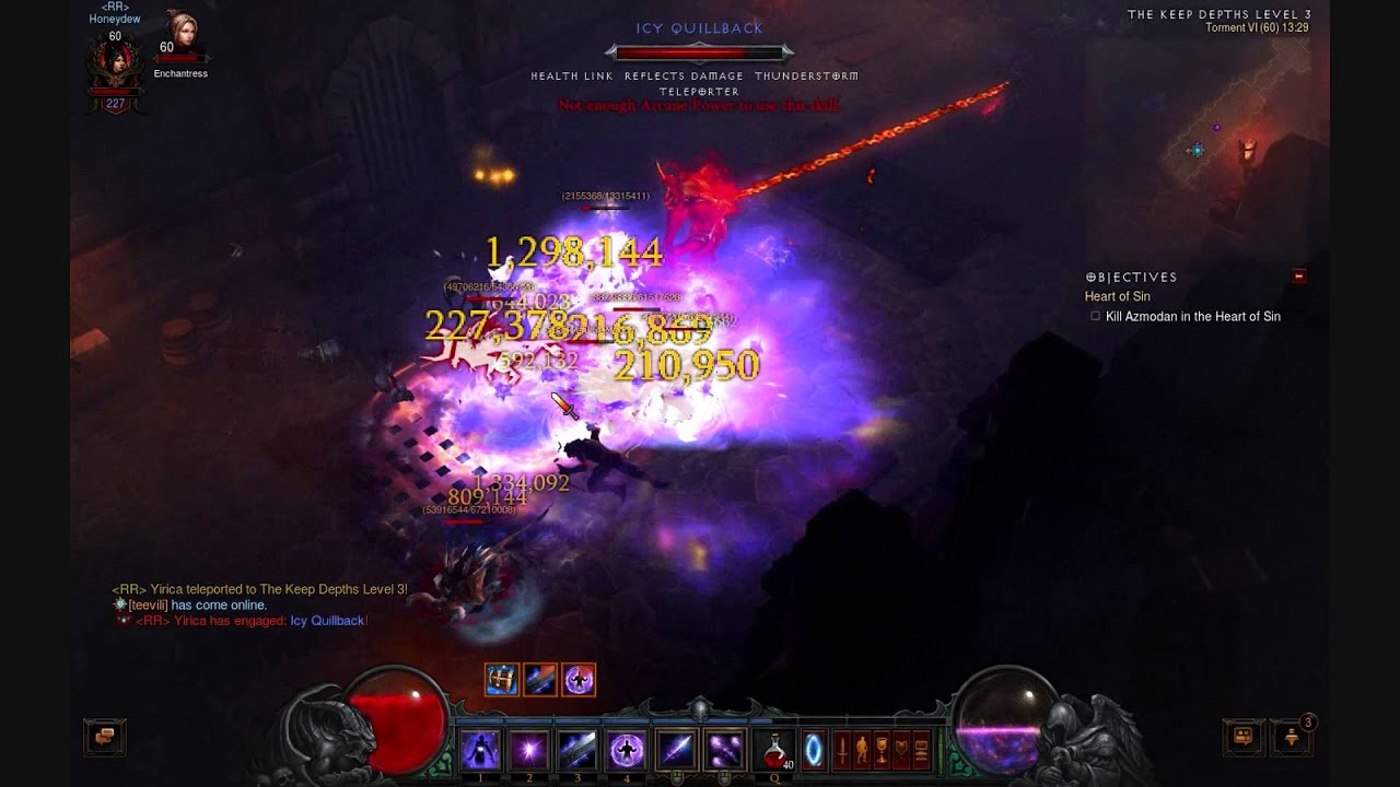 Diablo 3 Elite farming T6, Arcane Annihilation wizard. YouTube