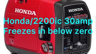 2023 Honda 2200ic new 30amp shuts down after -5 below. by Video Diversity 43 views 1 year ago 2 minutes, 25 seconds
