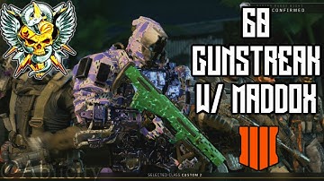 SOLO 60 GUNSTREAK! BEST MADDOX RFB CLASS SETUP AFTER 1.25 UPDATE - BLACK OPS 4 (COD BO4)