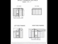 The Saltbox 8' x 8' Children Playhouse Plan The Saltbox 8' x 8' Children Playhouse Plan