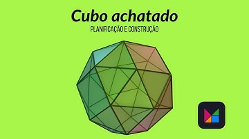 Cubo achatado - Mathigon - Planificação e Construção
