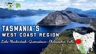 Tasmania's West Coast region, Lake Mackintosh, Queenstown , ep 84