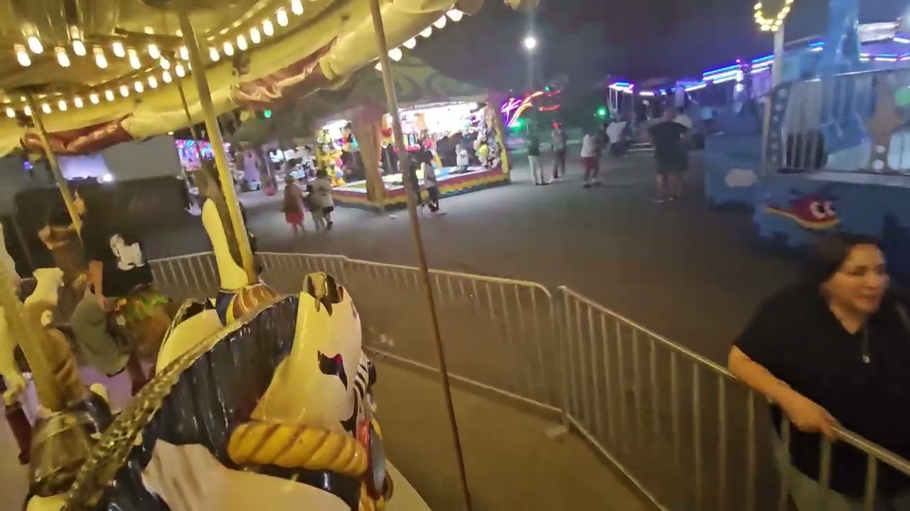 Carousel Ride of Fort Bend County Fair Rosenburg TX 2025