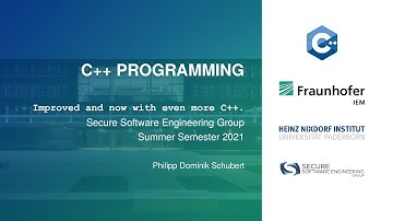 C++ Programming SS21 - Week 10
