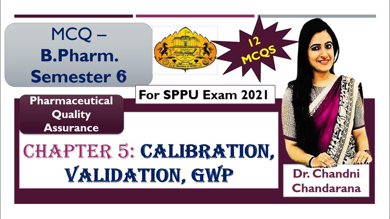 MCQ of Calibration, validation, GWP Chapter 5 QA B.Pharm Semester 6