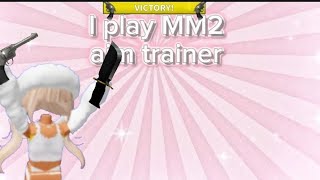 #I play MM2 aim trainer🔫🔪#