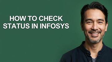 How to Check Status In Infosys - KevinHowTo
